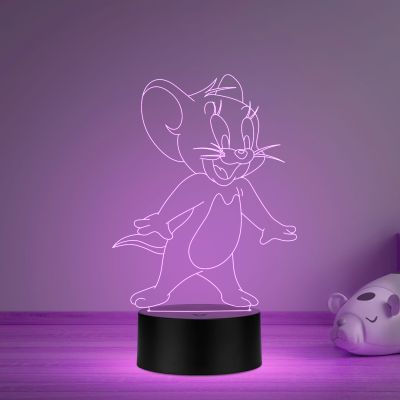 Cute jerry864 3D LED Night lamp for Kids 7 Color Changing Light with Remote Control